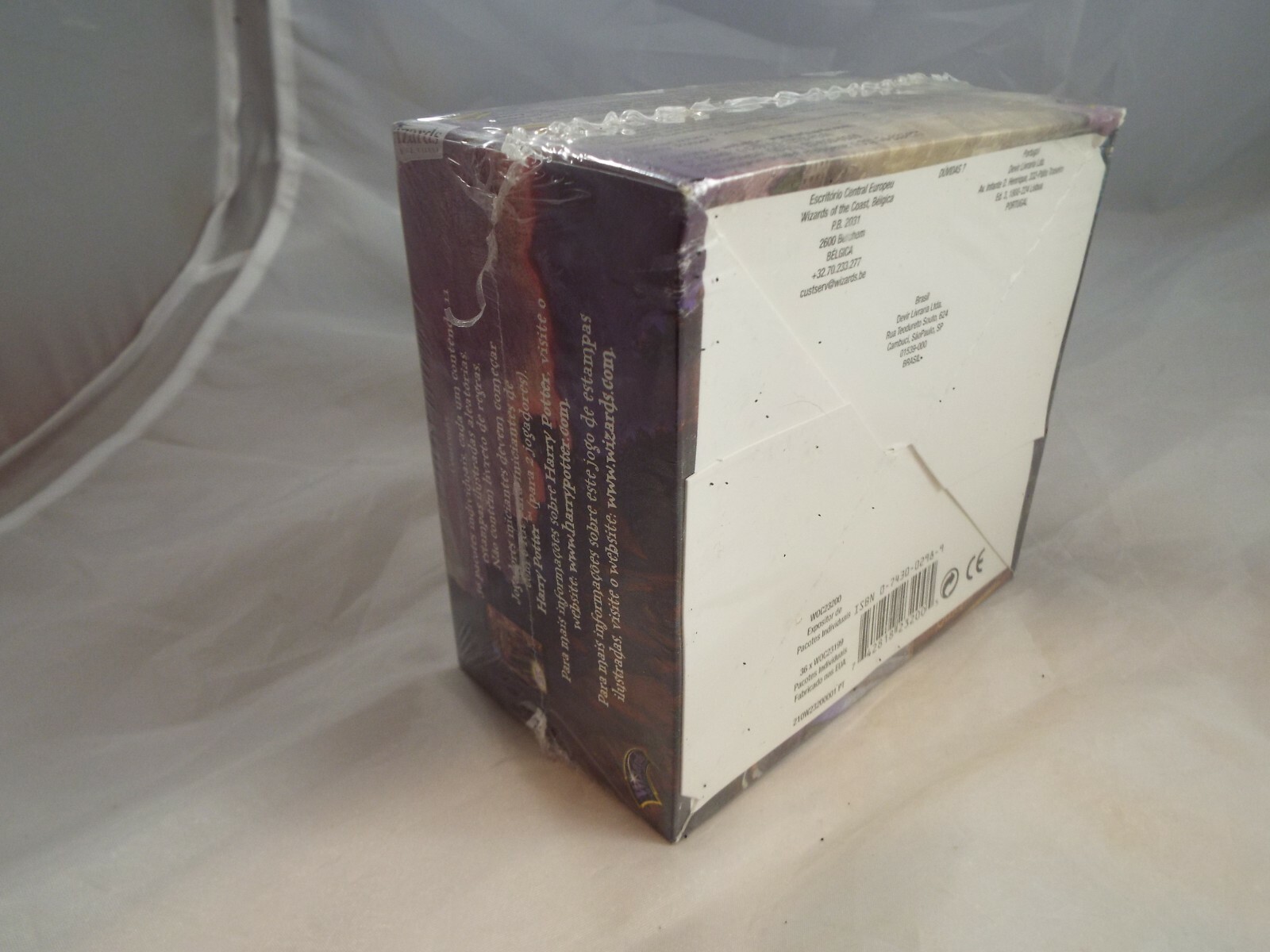 HARRY POTTER CCG BASE SET SEALED BOOSTER BOX OF 36 PACKS (Portuguese)