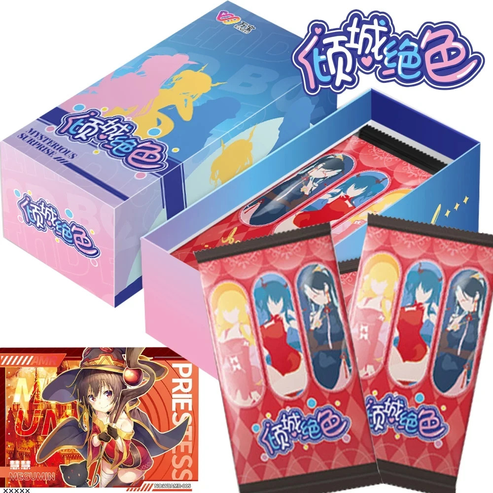 Goddess Story Mystery Surprise Booster Box, 16 packs 49 Cards Anime, Girl Party