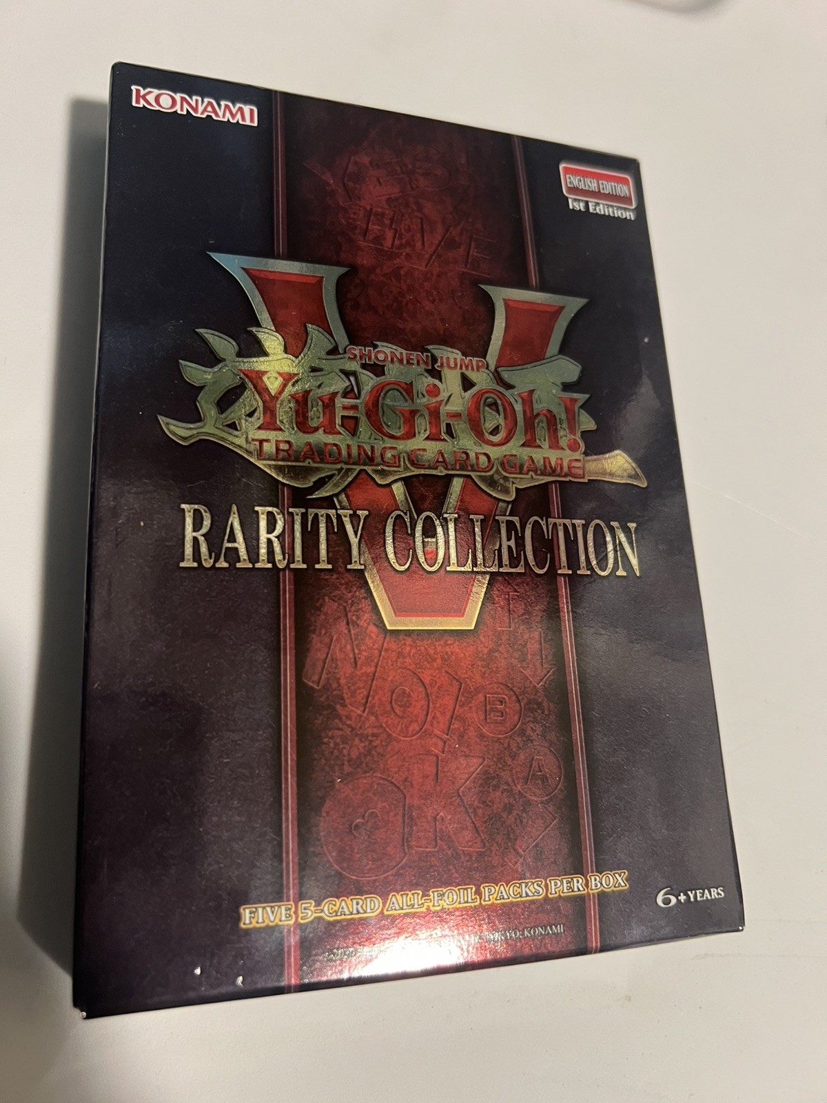 Yu-Gi-Oh TCG Rarity Collection 5 V Box 1st Edition Factory Sealed – 5 packs 2026