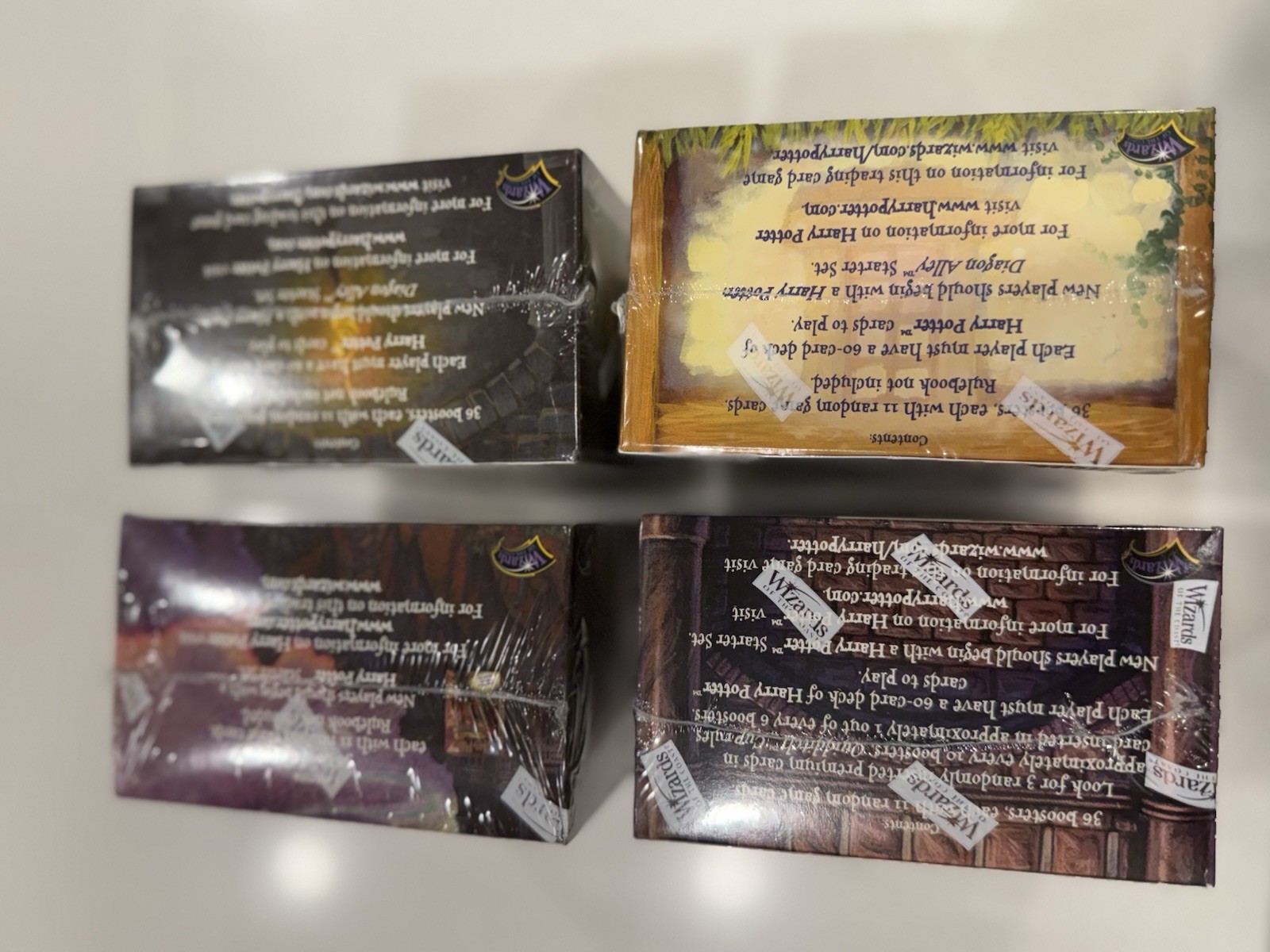 Harry Potter Tcg Wizards Of The Coast Booster Box Set Sealed Base Set English