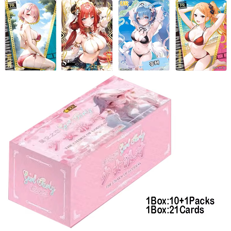 Maiden Girl Party 6 Charm Of Goddess Spicy Waifu Trading Anime Cards Booster Box