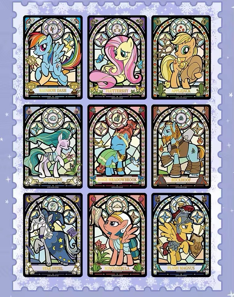 My Little Pony 30 Packs Booster Box CCG Trading Card Kayou Hasbro Purple