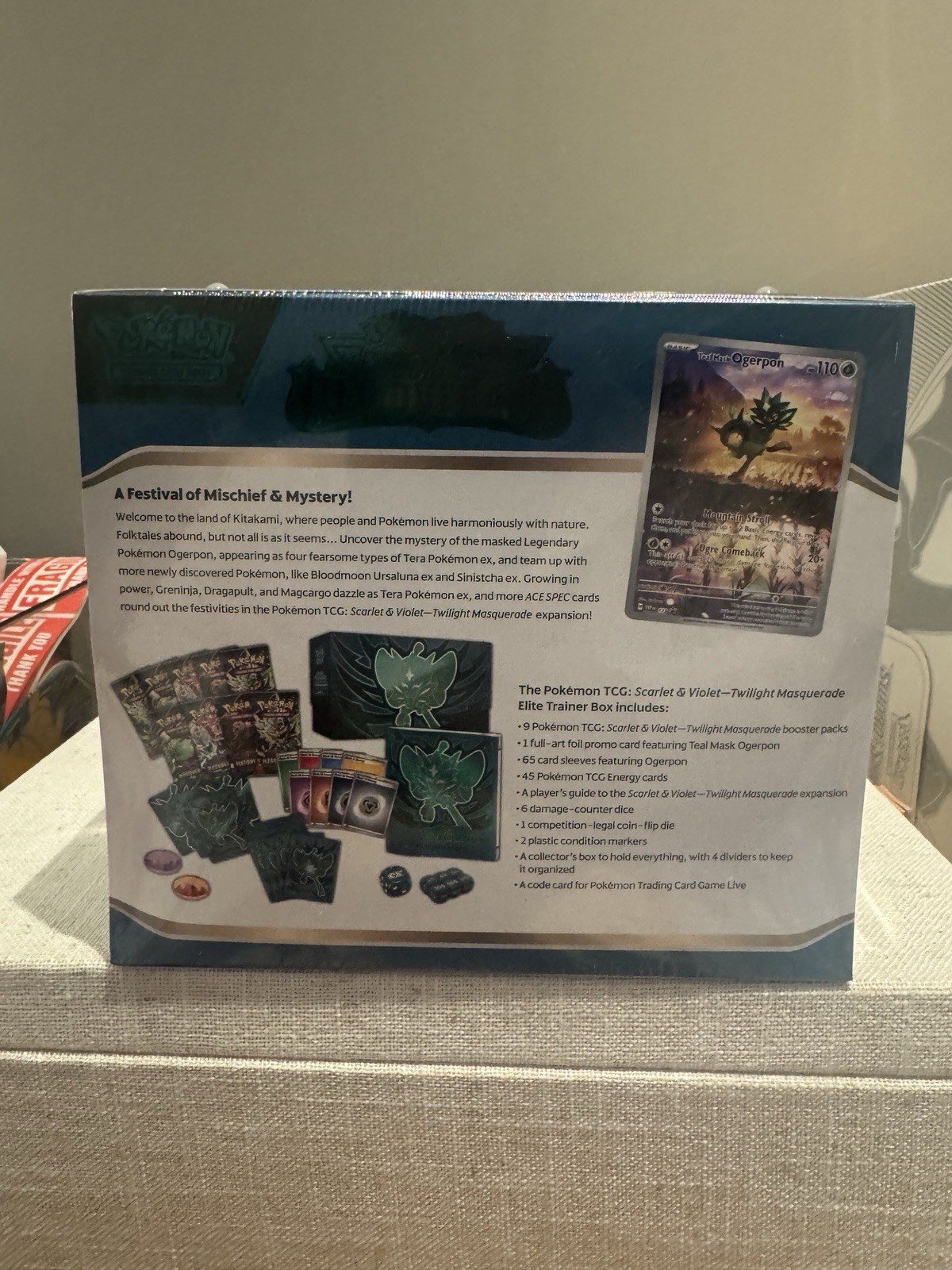 💎💎SALE💎💎Pokémon TCG Twilight Masquerade Elite Trainer Box Sealed