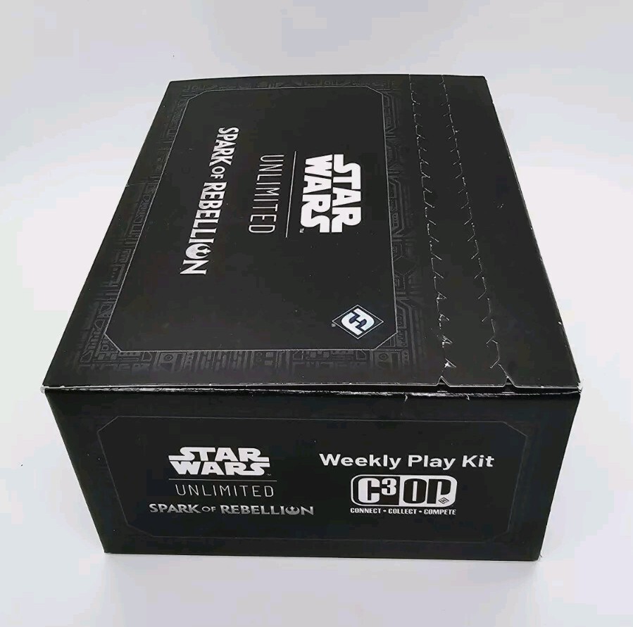 Star Wars Unlimited Spark of Rebellion Weekly Play Kit Sealed Fantasy Flight EJ1