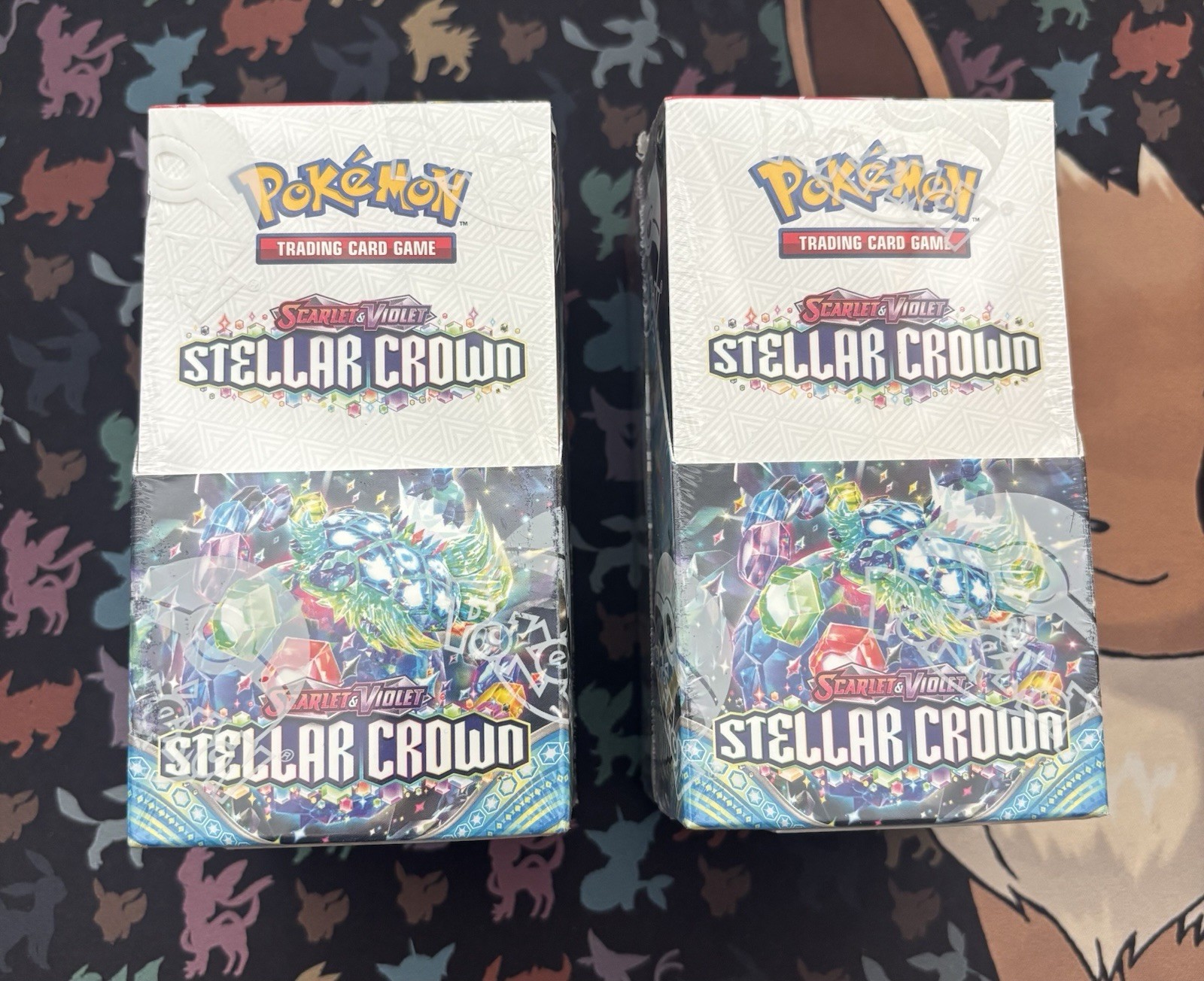2 x Stellar Crown Half Booster Box (18 Packs) New and Sealed SV07 Pokemon TCG