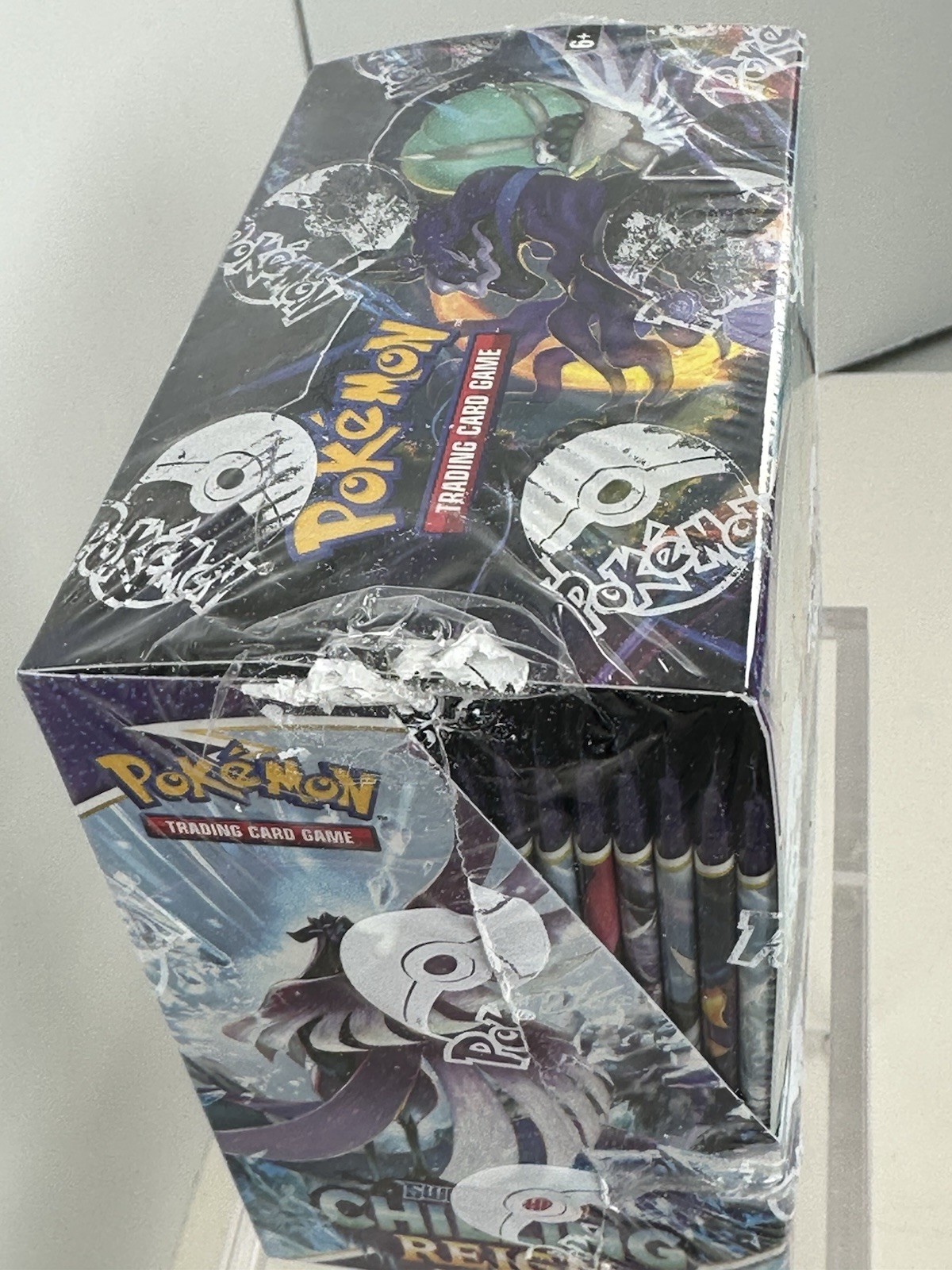 Pokemon Chilling Reign Booster Box Sealed (w/ Acrylic Case) TCG Sword & Shield