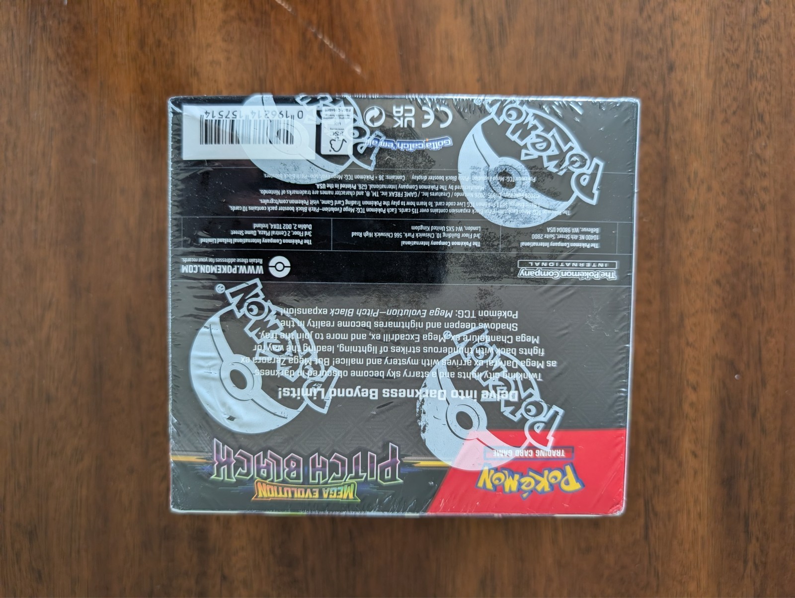 Pokémon TCG: Mega Evolution Pitch Black Booster Display Box (36 Packs) – Sealed