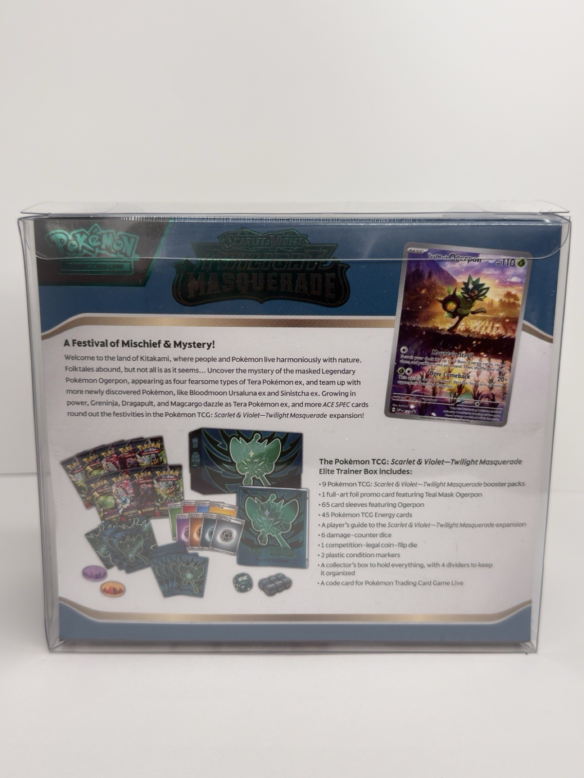 Twilight Masquerade Elite Trainer Box Scarlet & Violet English ETB Ships Fast