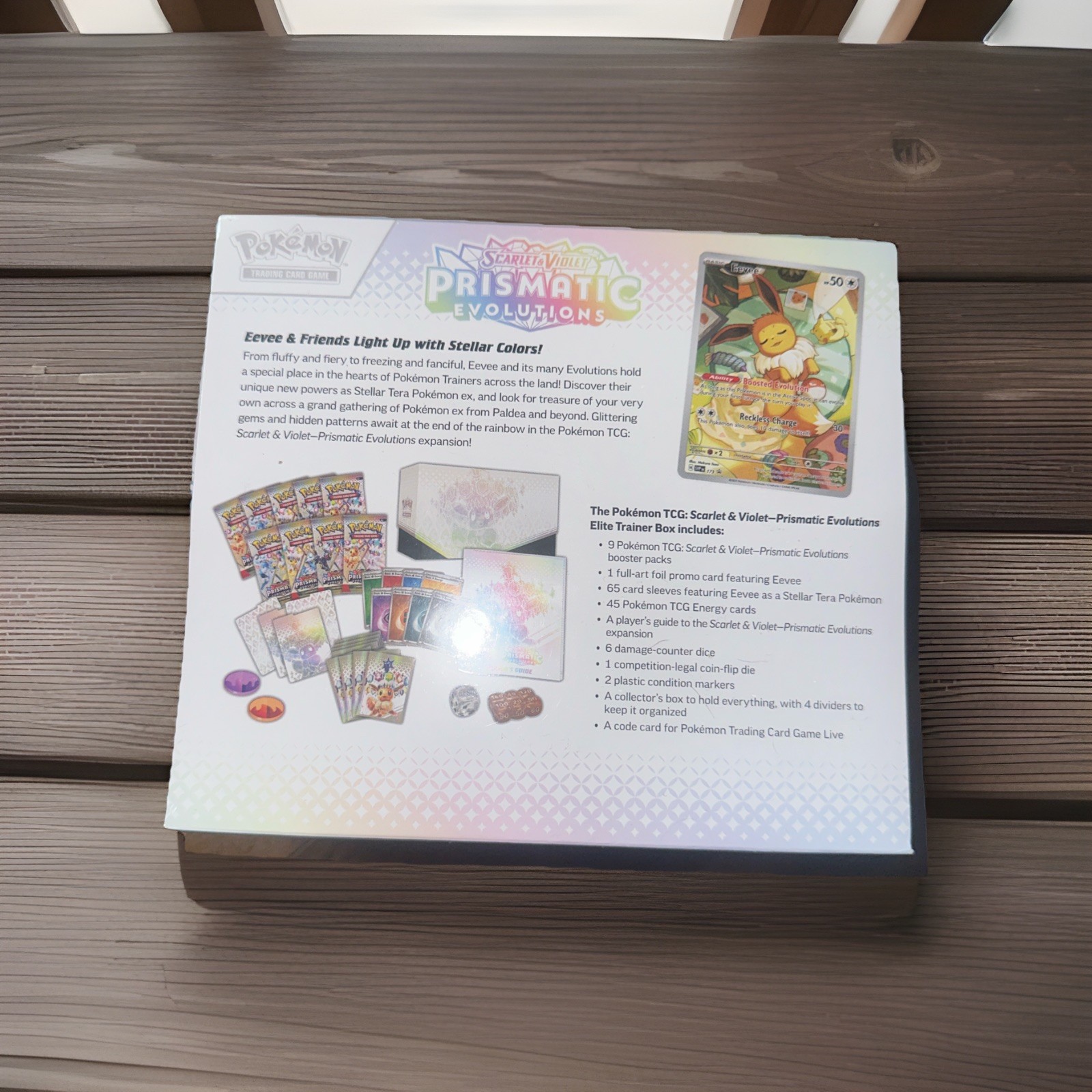 Prismatic Evolutions Elite Trainer Box