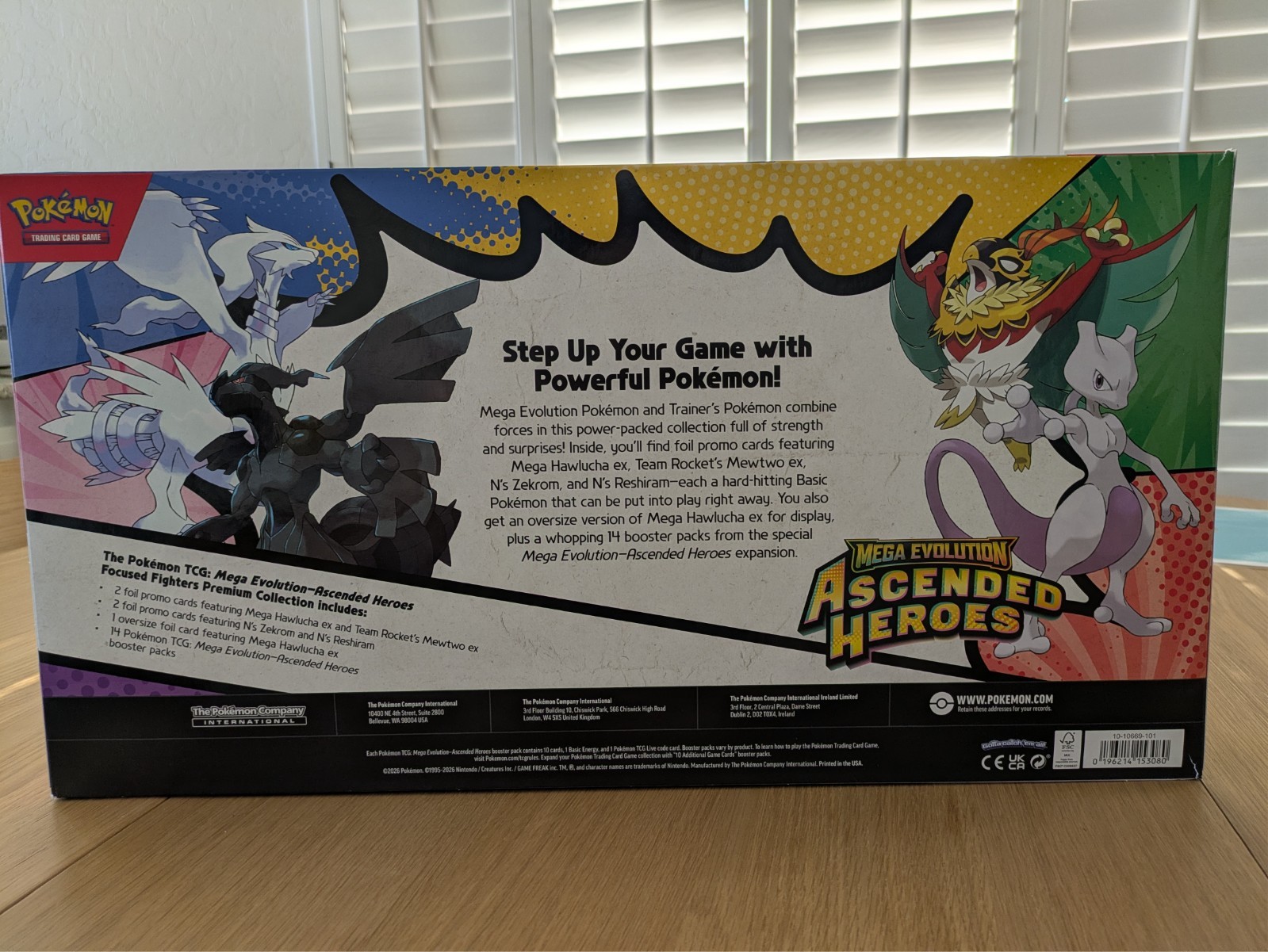 Pokémon TCG Mega Evolution Ascended Heroes Focused Fighters Premium Collection