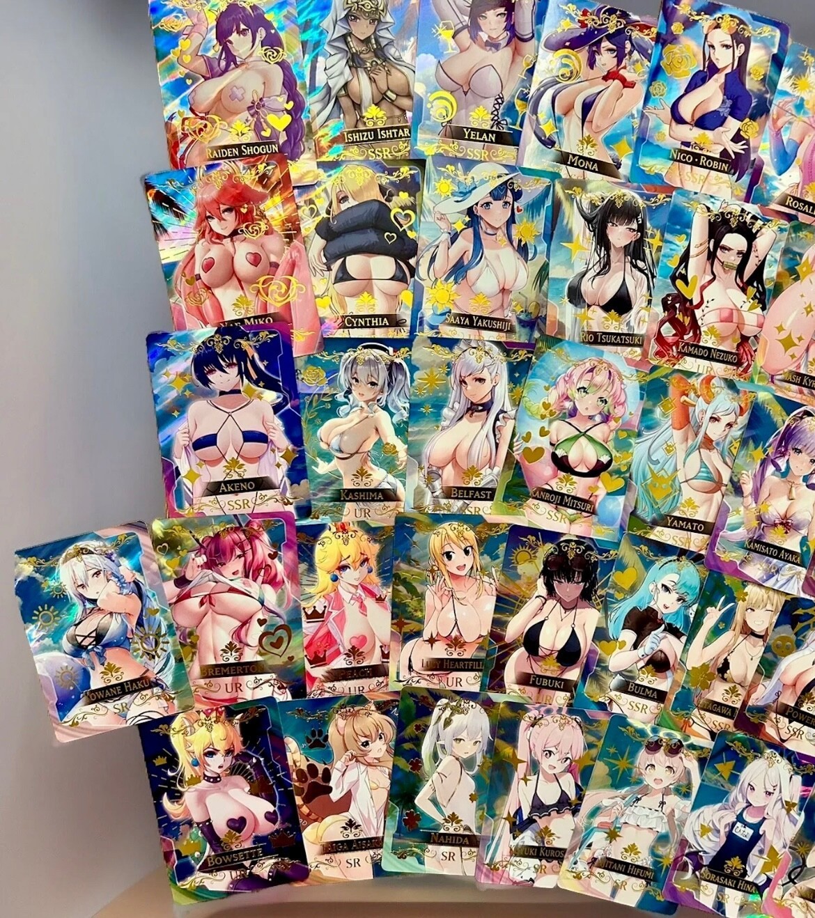 Goddess Waifu 55pc Set! Brand NEW Sealed Holographic Anime TCG~ US Shipping