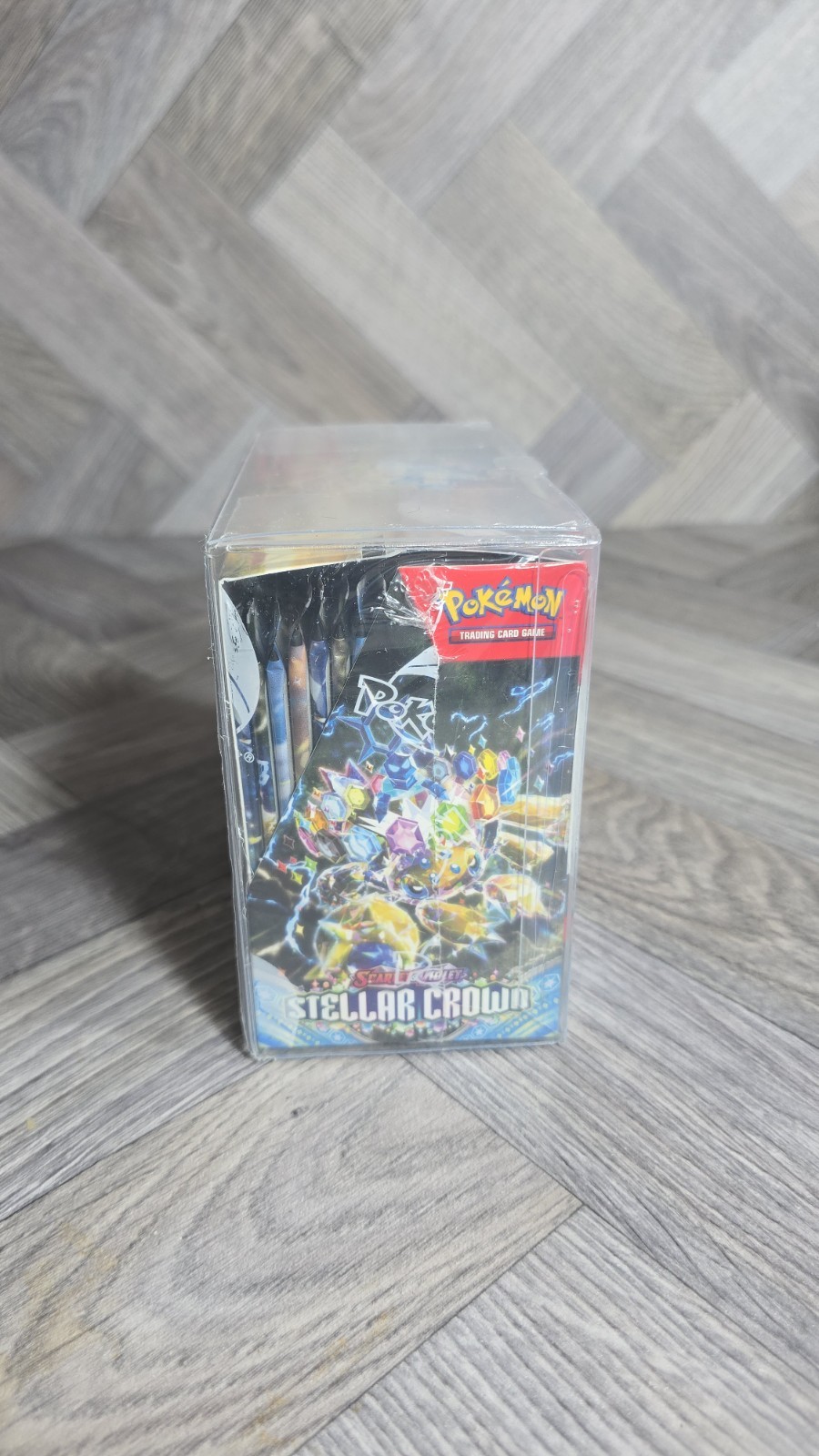 Pokemon Stellar Crown Booster Box 36 packs, New and Sealed with protective case