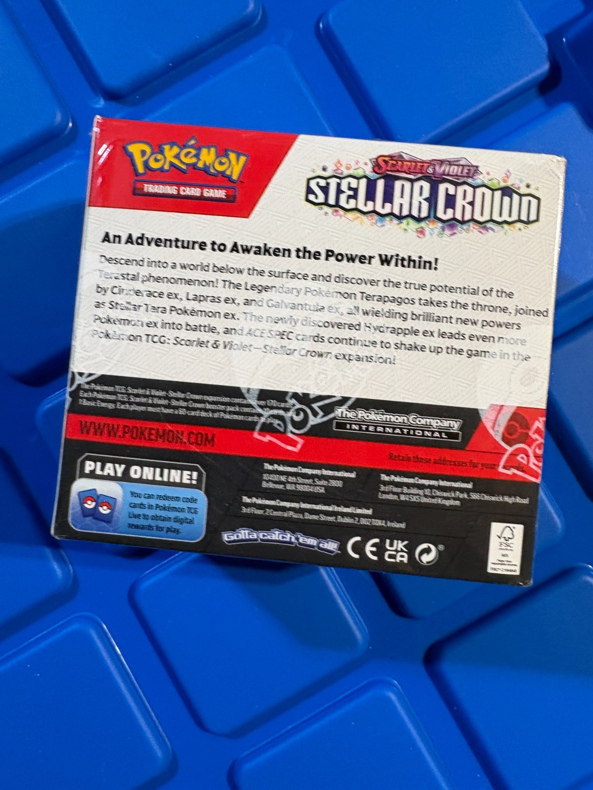 Stellar Crown Booster Box Sealed Pokemon Scarlet & Violet SV07 English