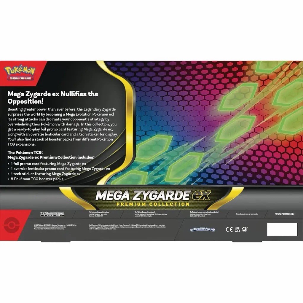 Pokémon TCG Mega Zygarde EX Premium Collection Box English (SEALED)