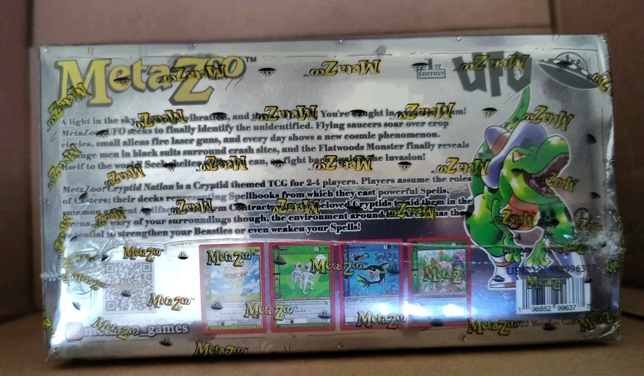 MetaZoo Games CCG UFO 1st Edition Booster Box – 36 Packs