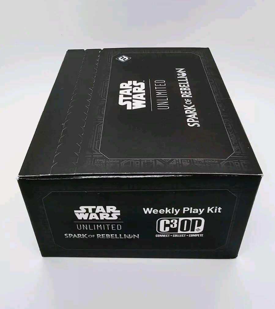 Star Wars Unlimited Spark of Rebellion Weekly Play Kit Sealed Fantasy Flight EJ1