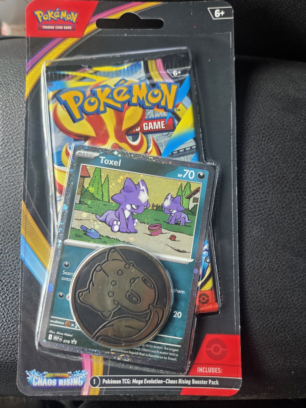 **Toxel** Checklane Blister Chaos Rising Pokemon TCG