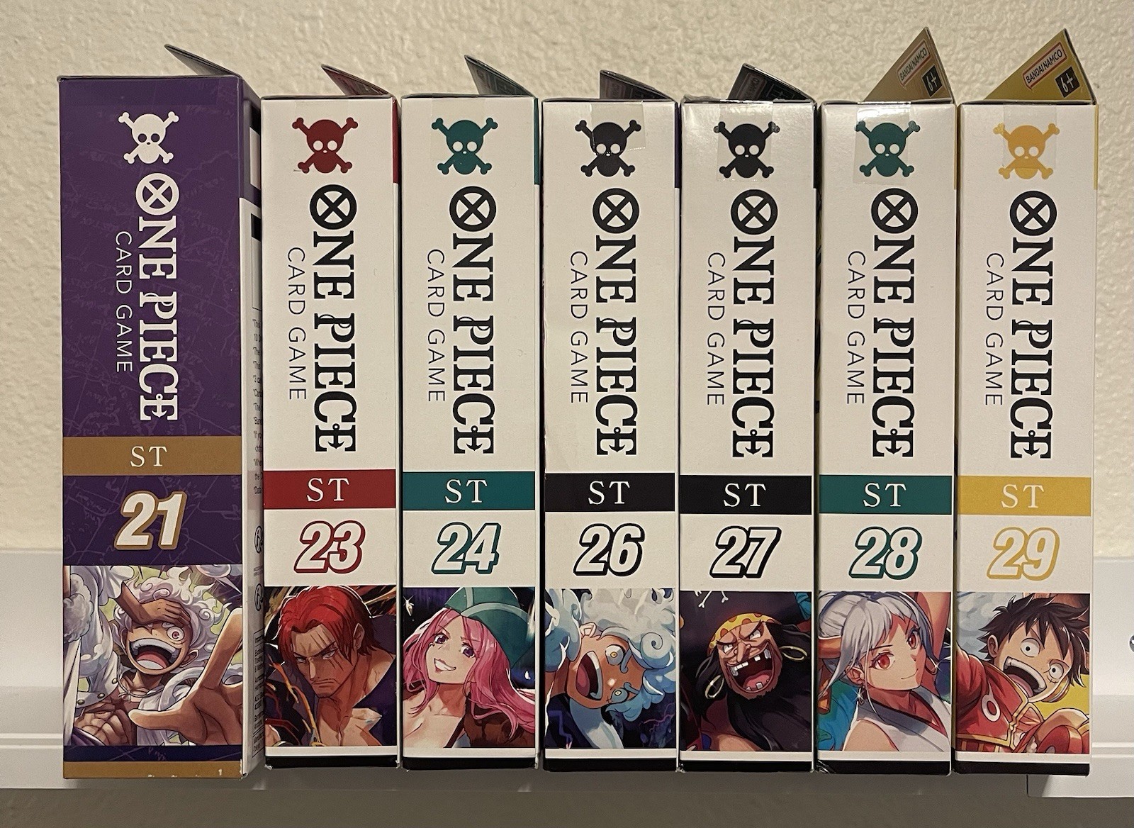One Piece Tcg Starter Deck Lot
