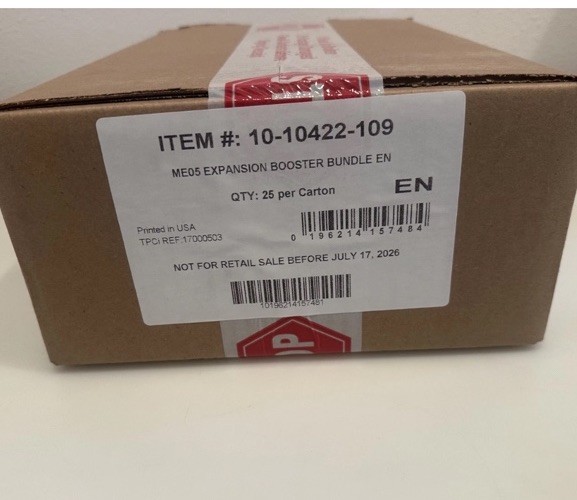 Mega Evolution ME05 Pitch Black Booster Bundle Sealed 25ct Case FREE SHIPPING