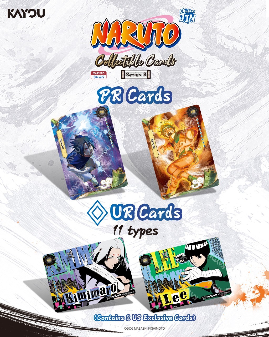 CASE of Naruto Kayou Series 3 Chapter Jin English 5 Pack Boxes (36 Boxes)