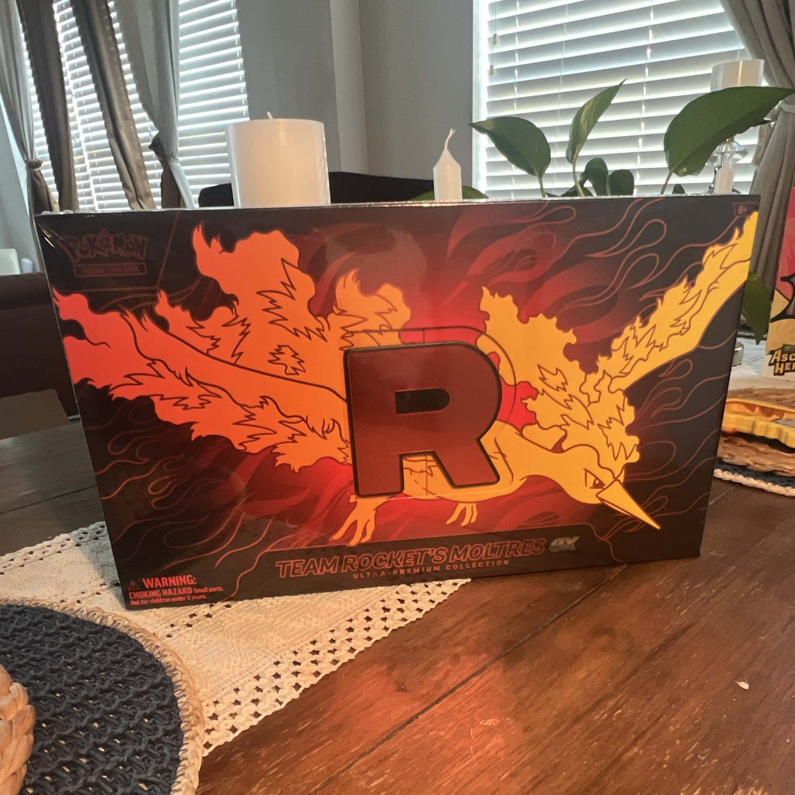 Pokémon TCG Team Rocket’s Moltres ex Ultra-Premium Collection Box 18 Packs