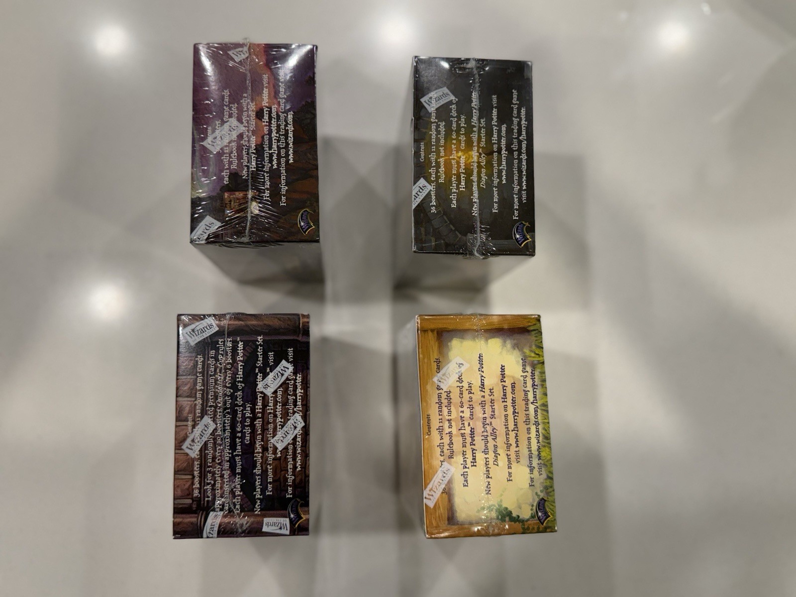Harry Potter Tcg Wizards Of The Coast Booster Box Set Sealed Base Set English