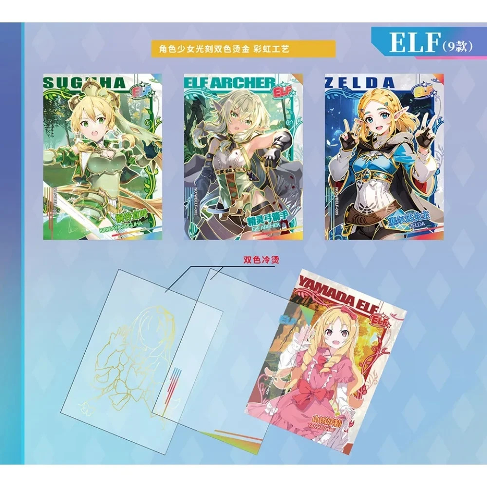 Goddess Story Mystery Surprise Booster Box, 16 packs 49 Cards Anime, Girl Party