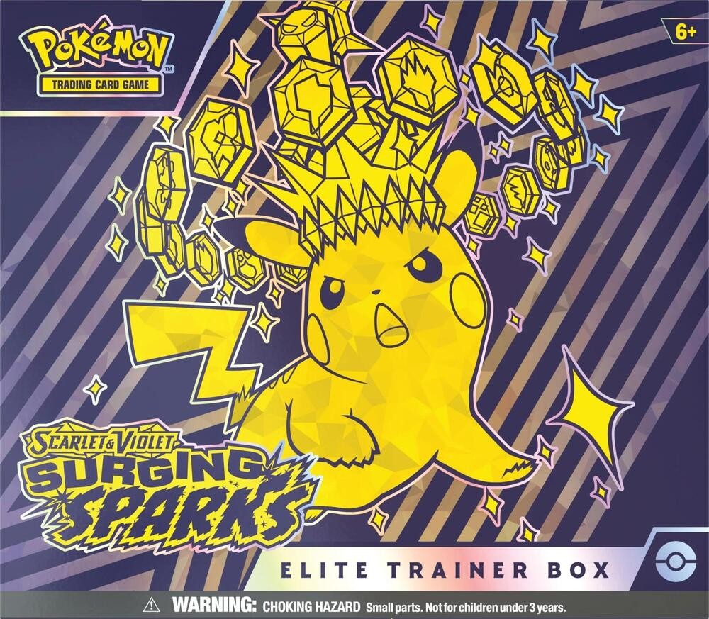 Pokemon Surging Sparks Elite Trainer Box NEW SEALED