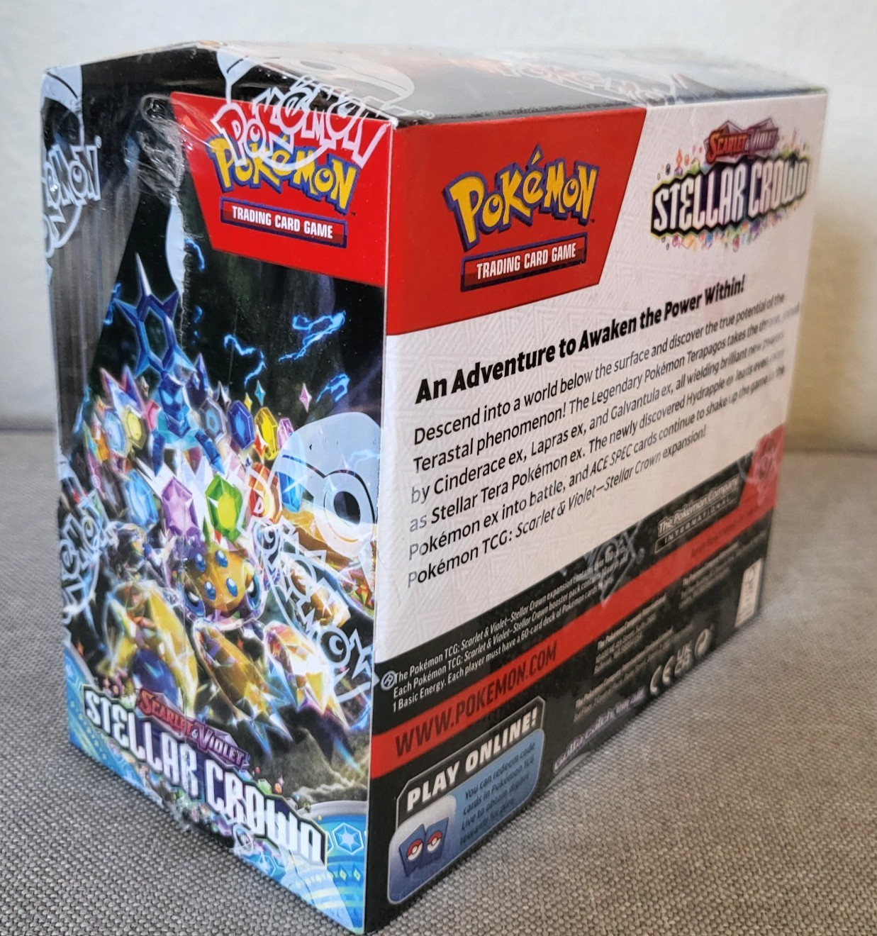 Pokemon TCG Scarlet & Violet Stellar Crown Booster Box SV07 New Sealed 36 Packs