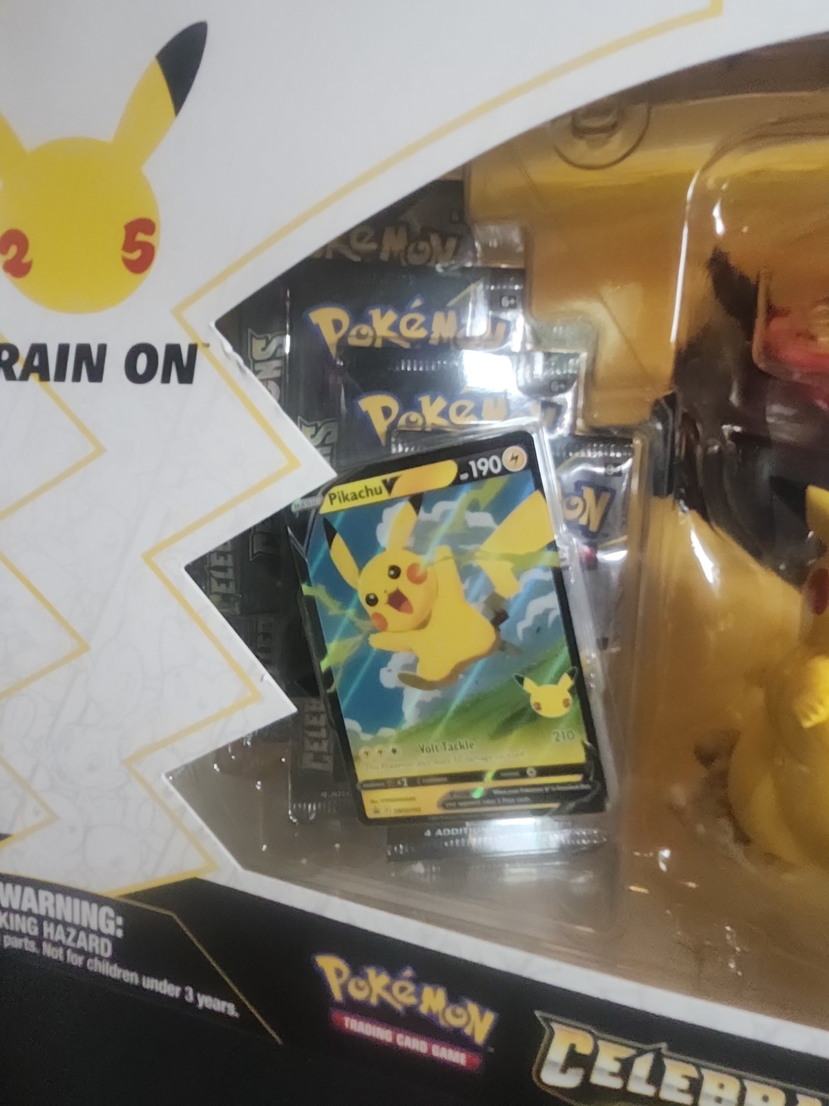 Pokemon Celebrations Premium Pikachu V max Figure Collection New Sealed Booster!