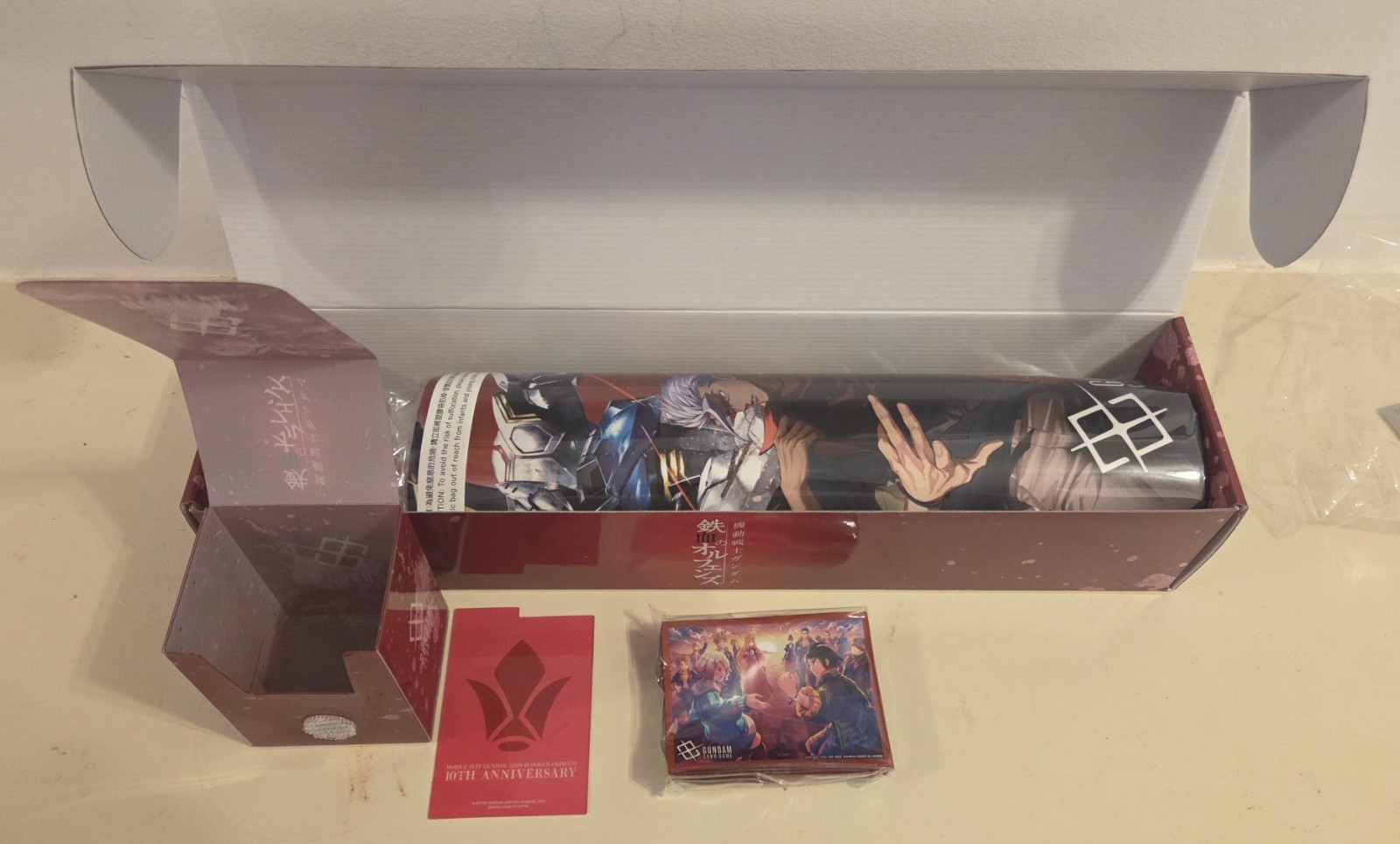 Gundam Card Game PB02 ENGLISH ACCESSORY SET IRON-BLOODED ORPHANS (No Cards)