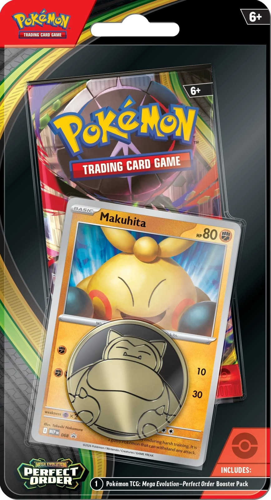 Checklane Blister (Makuhita) Perfect Order ME03 Pokemon TCG PRESALE 3/27