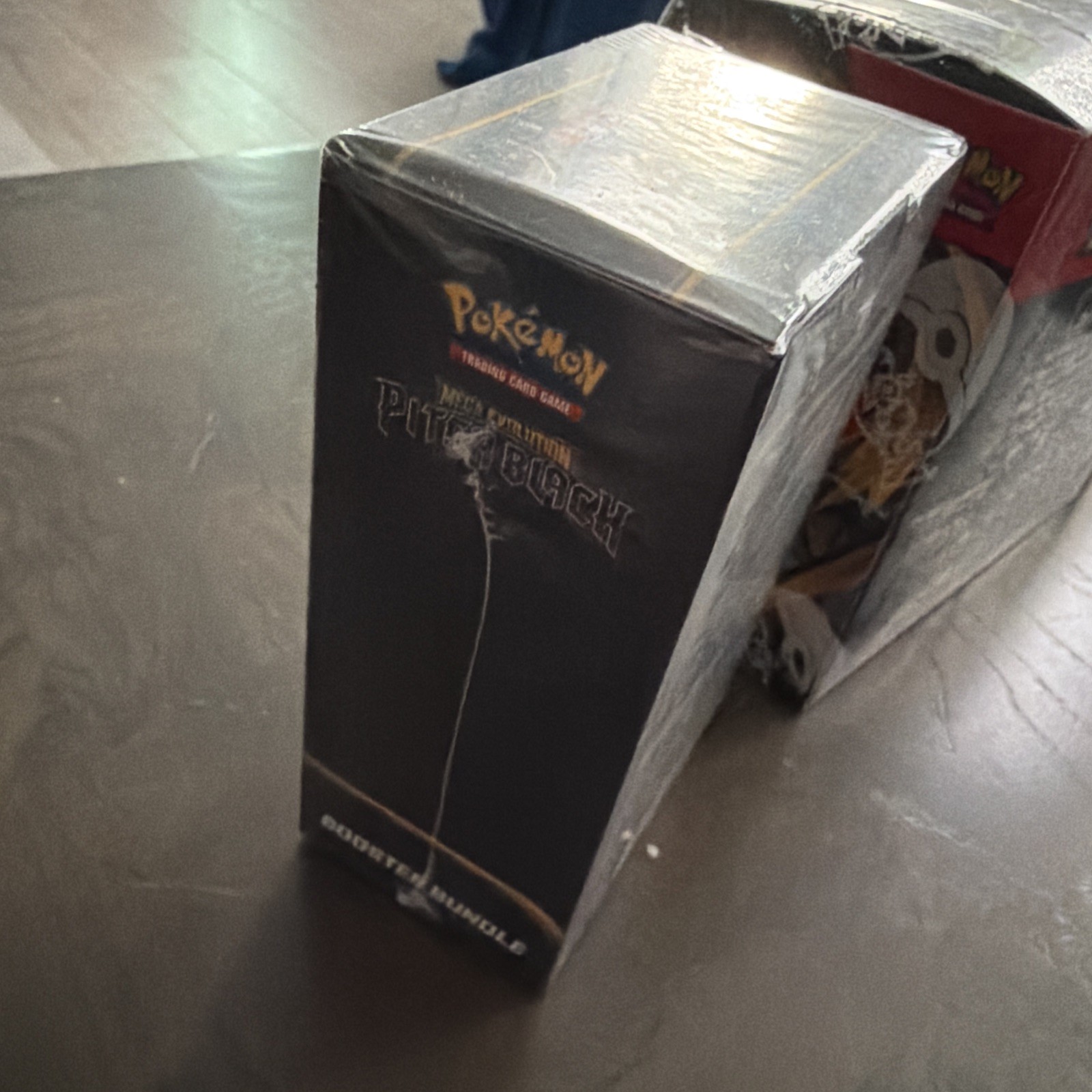 Lot of 3 Pokemon TCG Mega Evolution Pitch Black: 1 Display Box + 2 Bundles