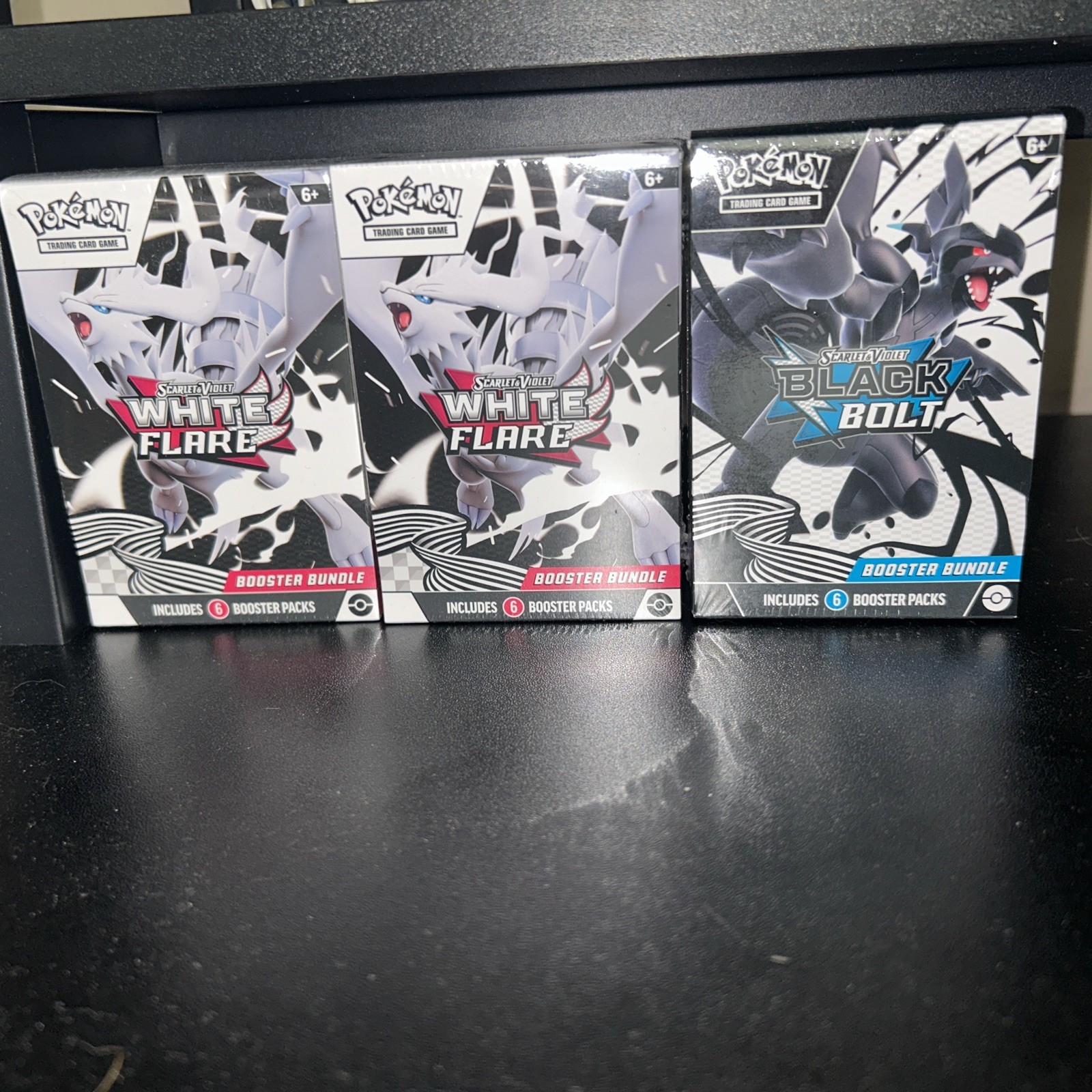 Pokémon TCG Booster Bundle Lot 3 Boxes: Scarlet & Violet White Flare/Black Bolt
