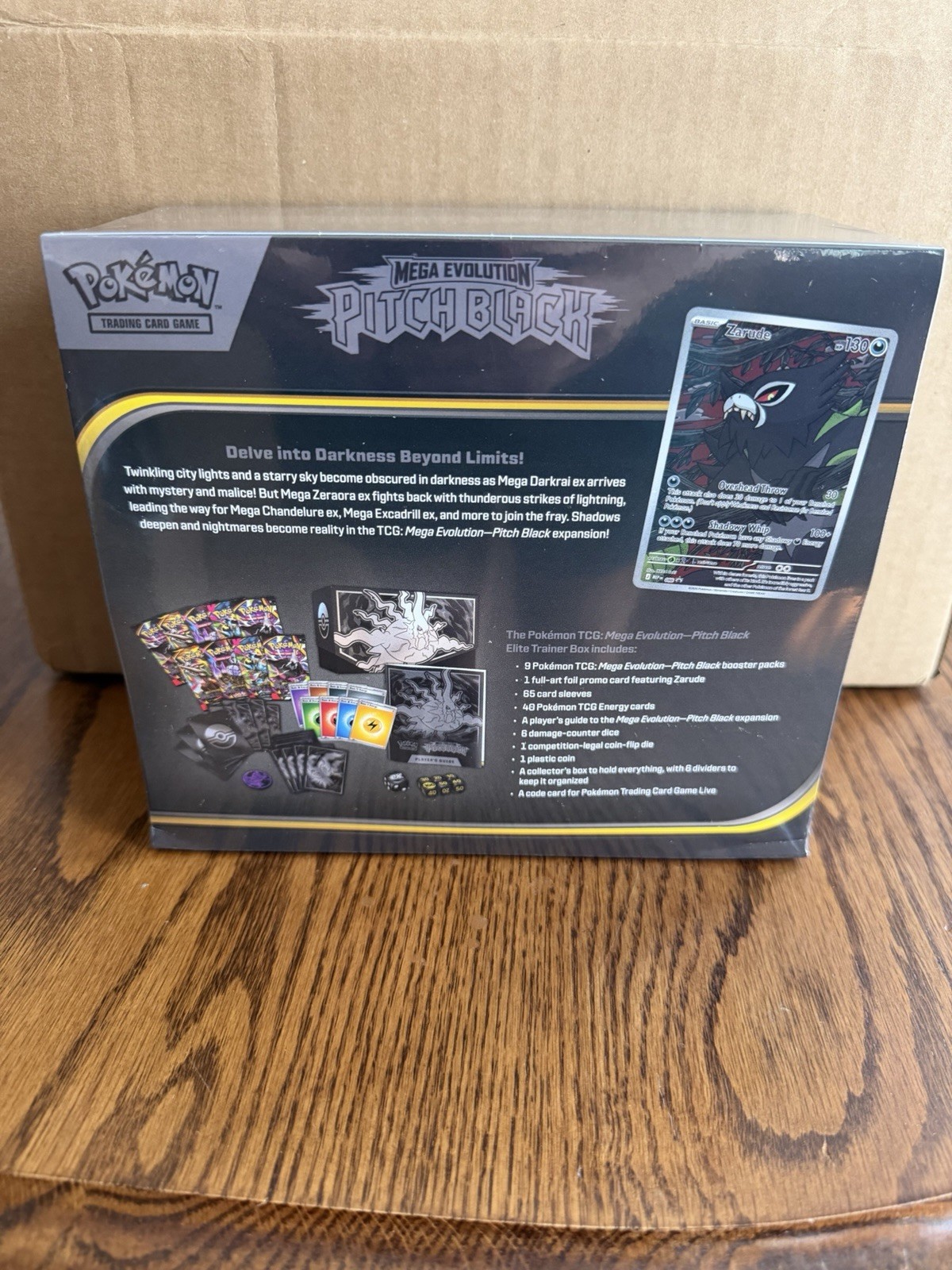 Pokemon TCG Mega Evolution Pitch Black Elite Trainer Box ETB Sealed In Hand