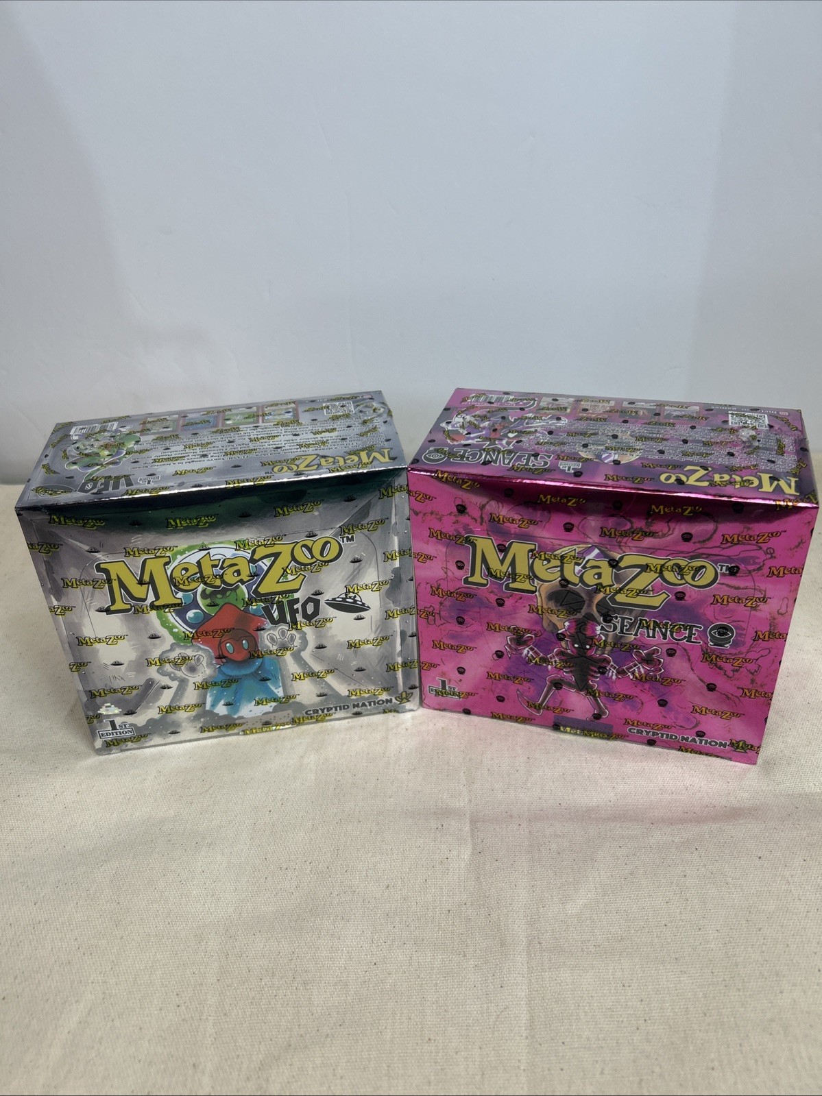 MetaZoo TCG: 1st Edition Booster Box. (1) UFO & (1)SEANCE (NEW & SEALED)