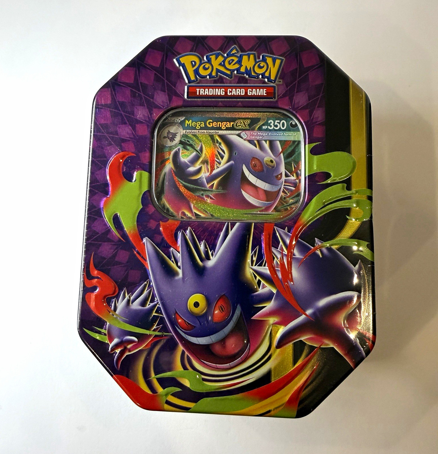 Pokémon TCG Mega Evolution Tin Mega Gengar-EX English Promo New Sealed