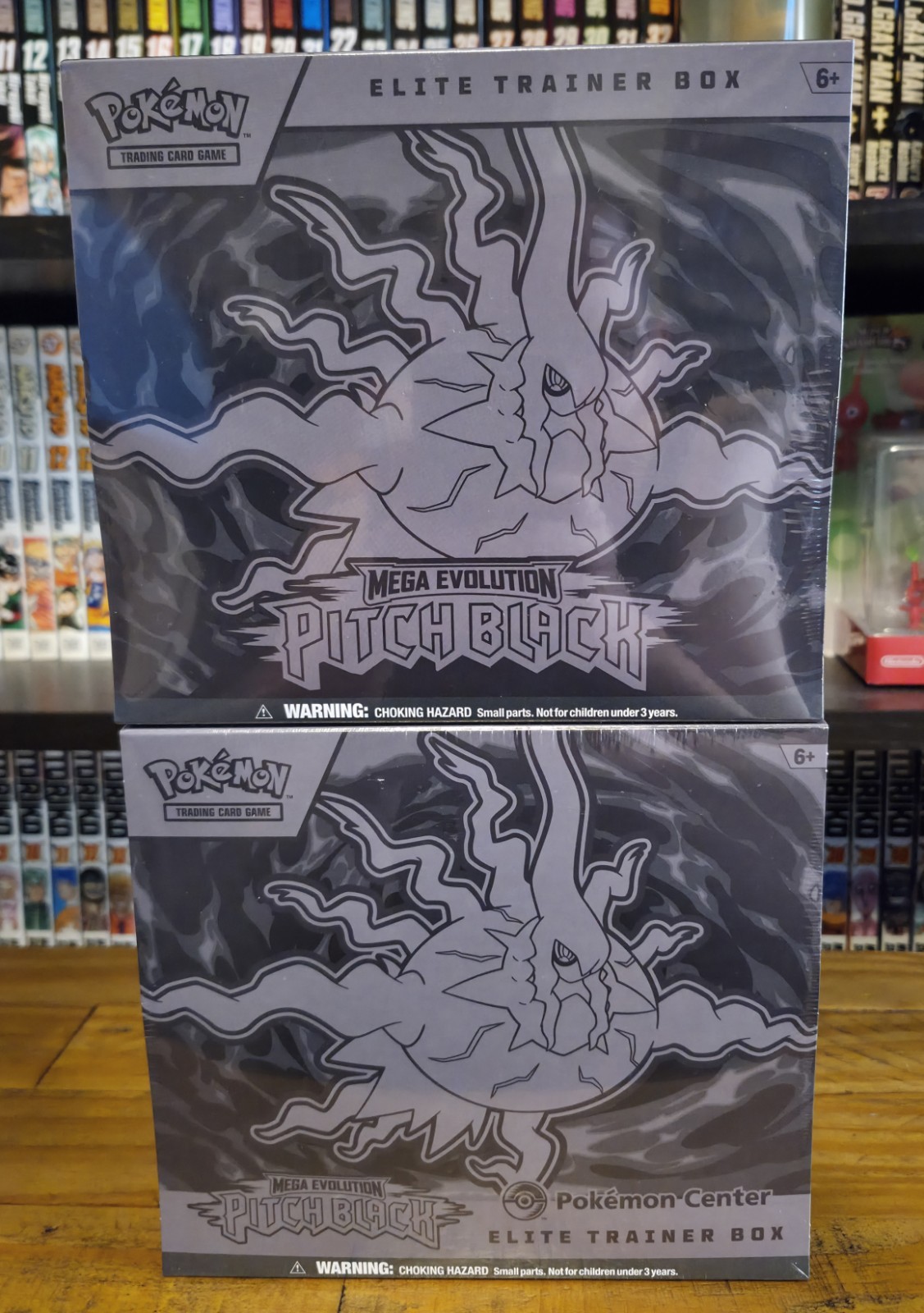 Pokémon TCG – Mega Evolutions Pitch Black – ETB’s – Pokemon Center/Normal Bundle