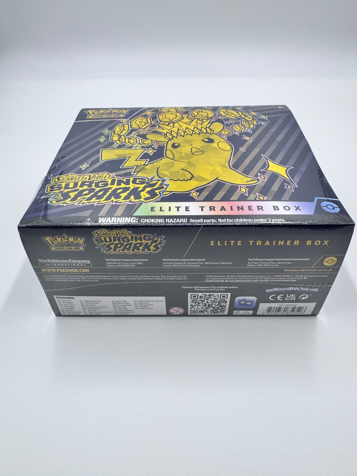 Sealed Surging Sparks Pokémon Elite Trainer Box Scarlet & Violet SV08