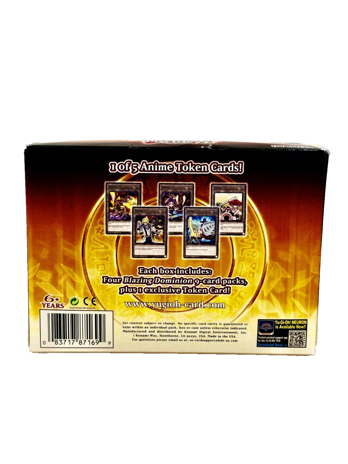 Yu-Gi-Oh Blazing Dominion “1st Edition” Booster Box TCG ENGLISH FACTORY SEALED