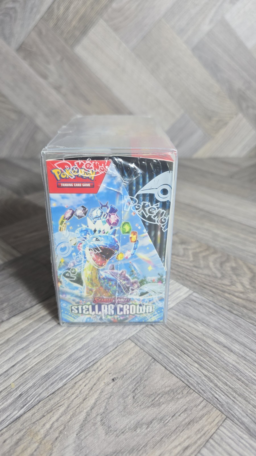 Pokemon Stellar Crown Booster Box 36 packs, New and Sealed with protective case