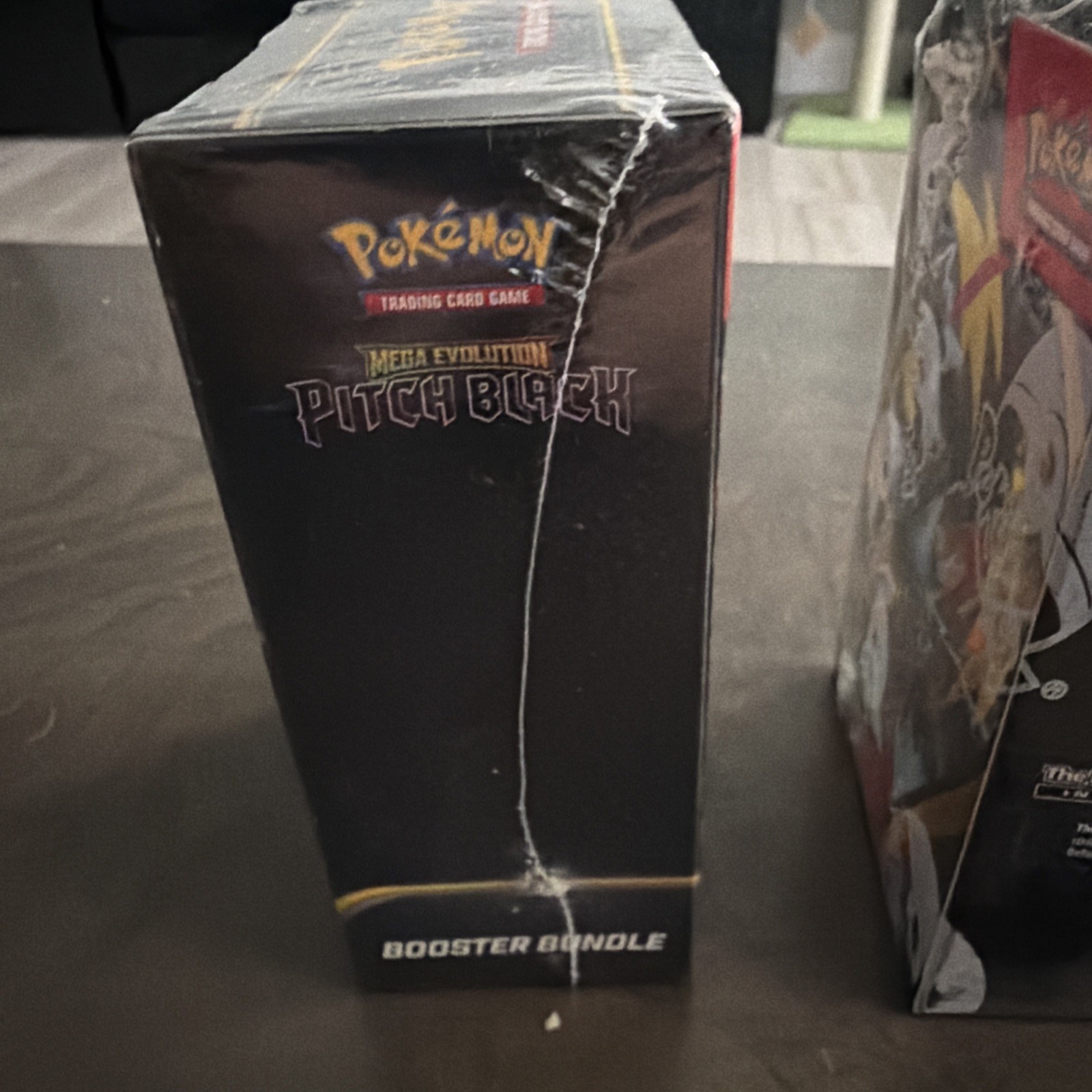 Lot of 3 Pokemon TCG Mega Evolution Pitch Black: 1 Display Box + 2 Bundles