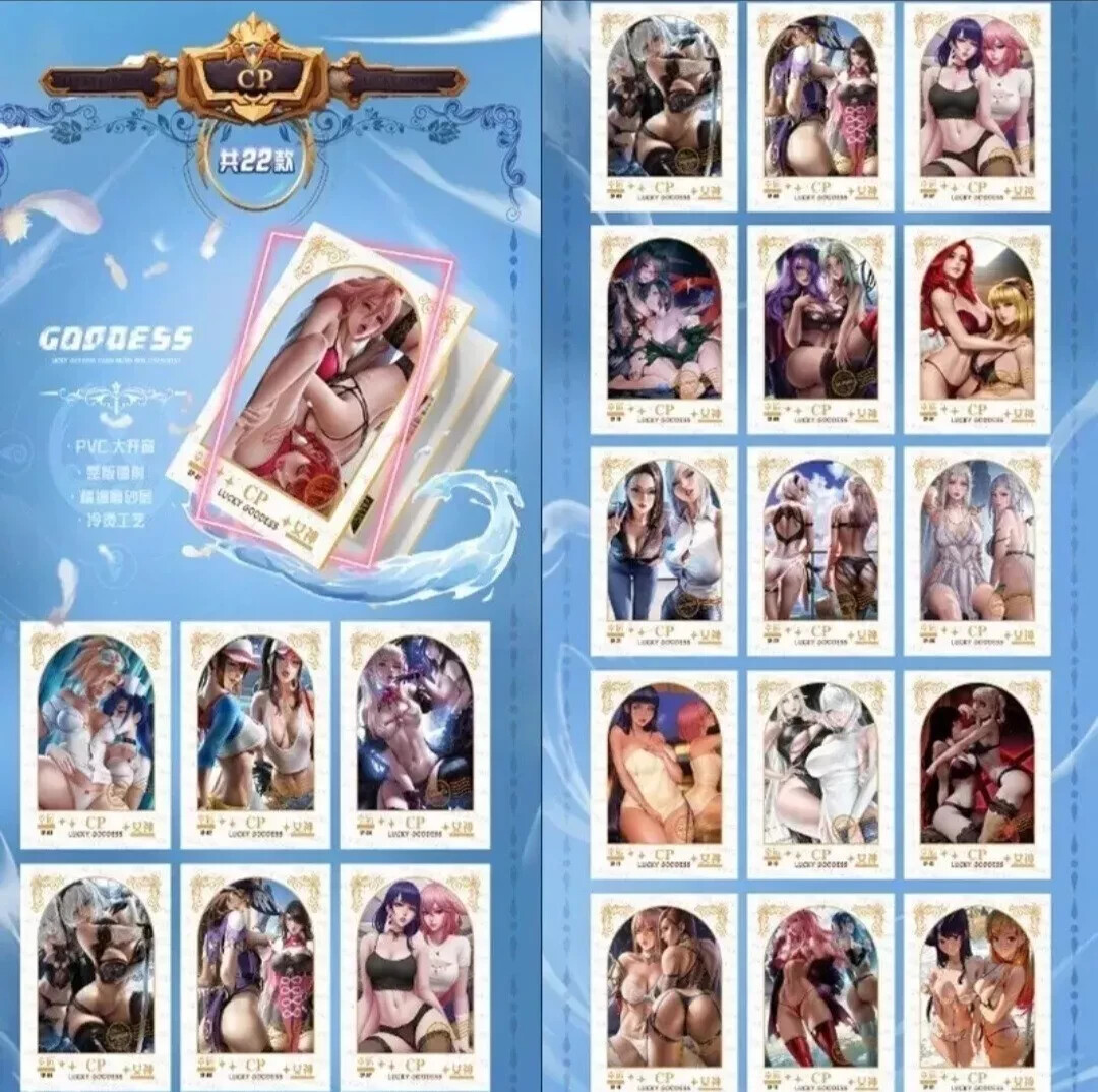 [Box] Premium Lucky Goddess Sealed Box Sexy Waifu anime ccg