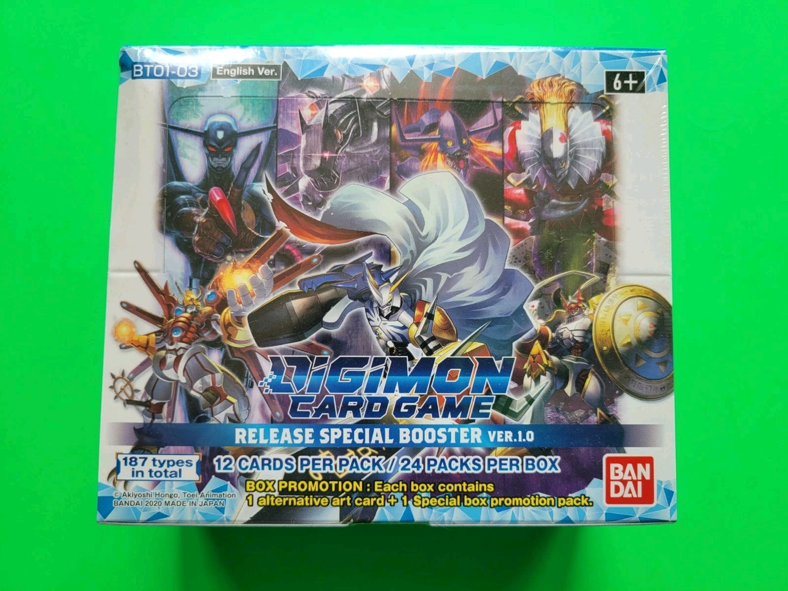 Digimon CCG TCG Release Special Booster Box Ver. 1.0 Box BT01-03 English Version