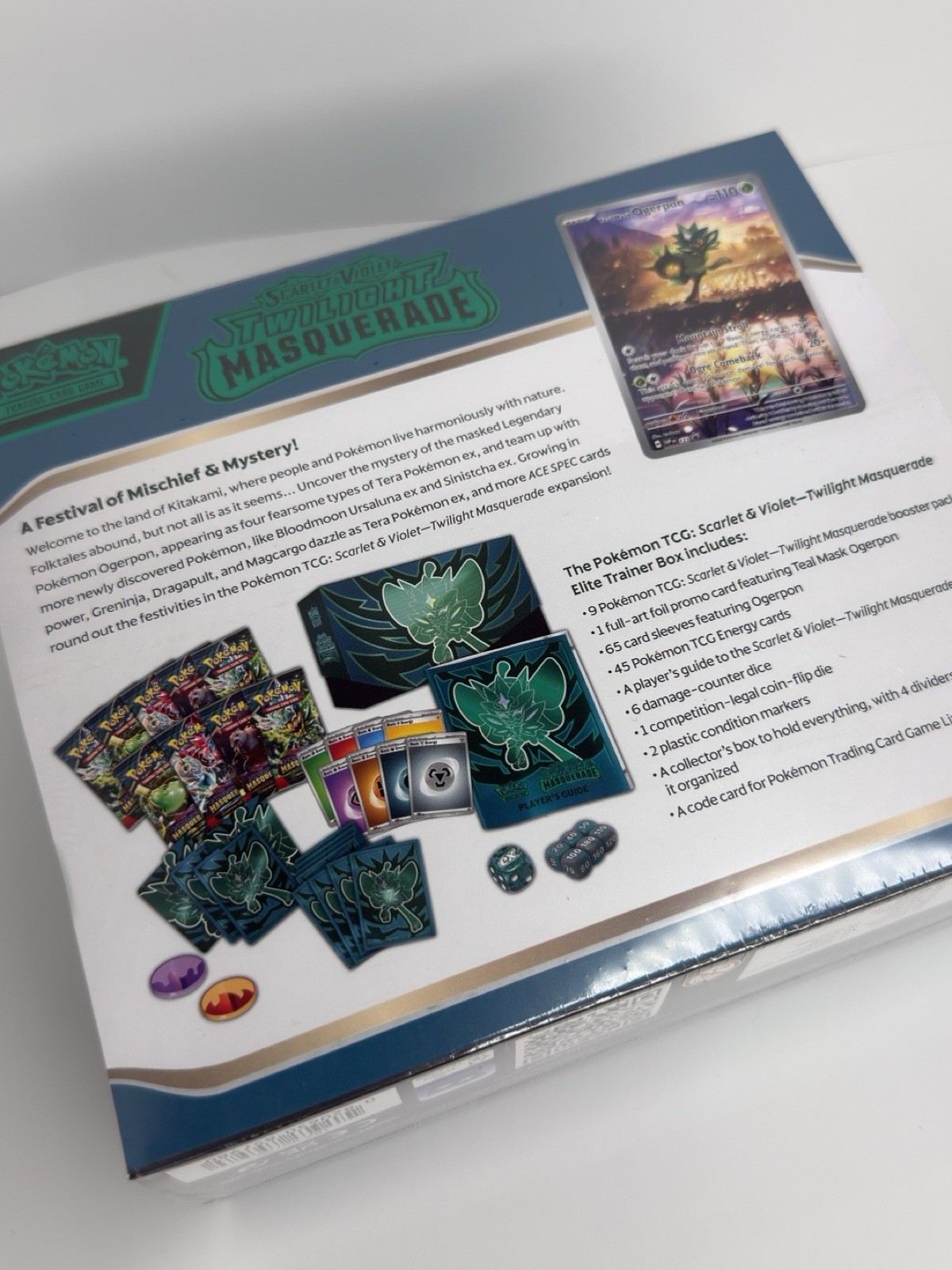 Twilight Masquerade Elite Trainer Box Scarlet & Violet English ETB Ships Fast