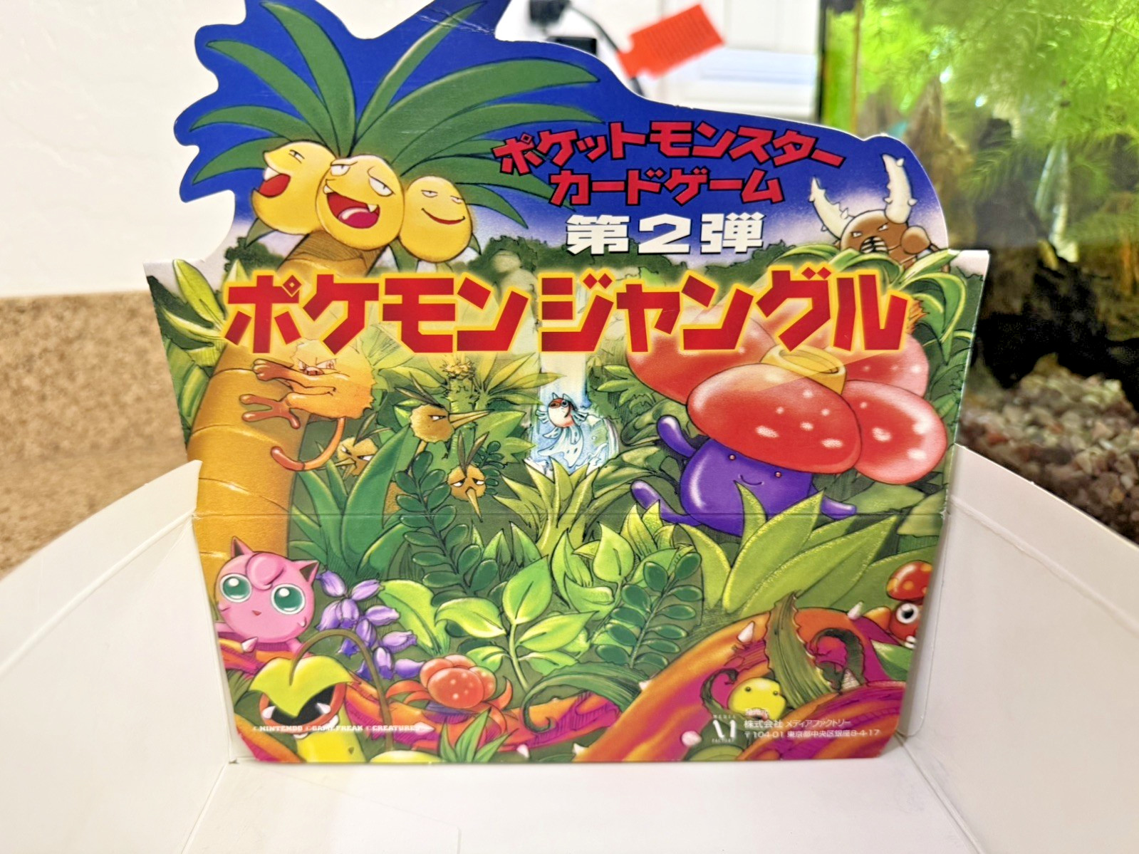 Pokémon (Japanese) Jungle Booster Box Empty – Vintage 1990s WOTC Era