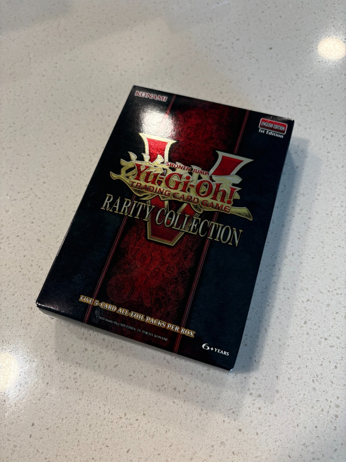 Yu-Gi-Oh! Rarity Collection V 1st Edition: Sealed 5 Pack Booster Bundle