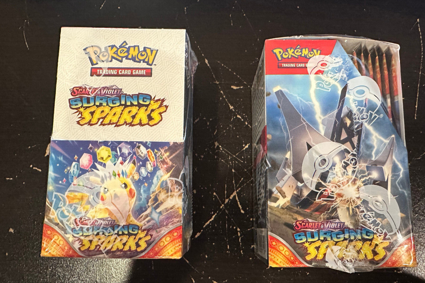 Pokemon TCG Surging Sparks Mini Booster box 2X 18 packs each S&V 36 packs total