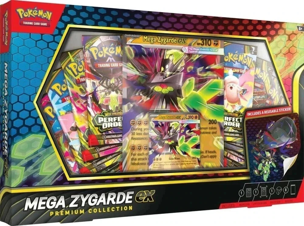 Pokemon Mega Zygarde ex Premium Collection Box New Sealed