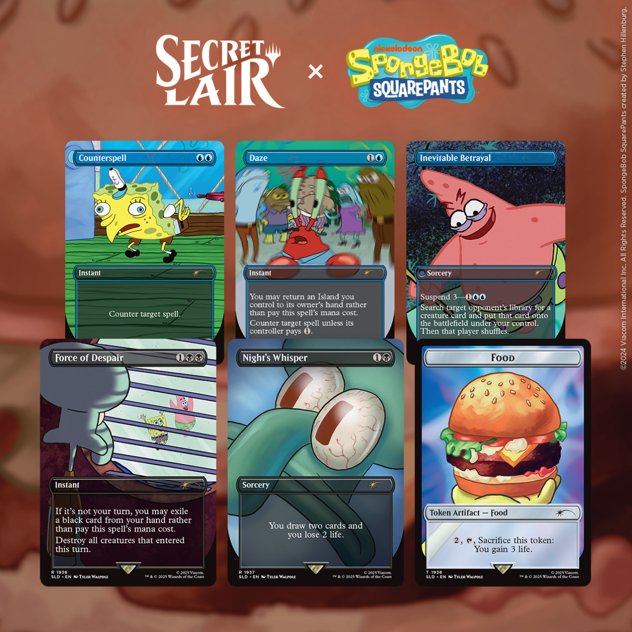 MTG Secret Lair x SpongeBob SquarePants Internet Sensation Non Foil